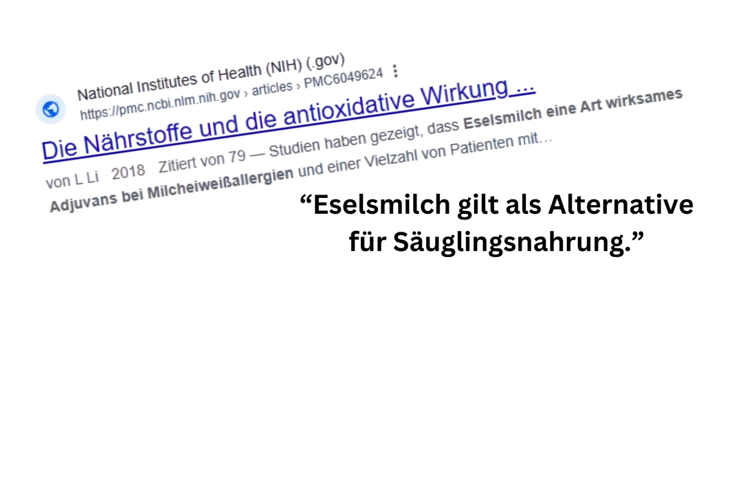 Eselsmilch Studie
