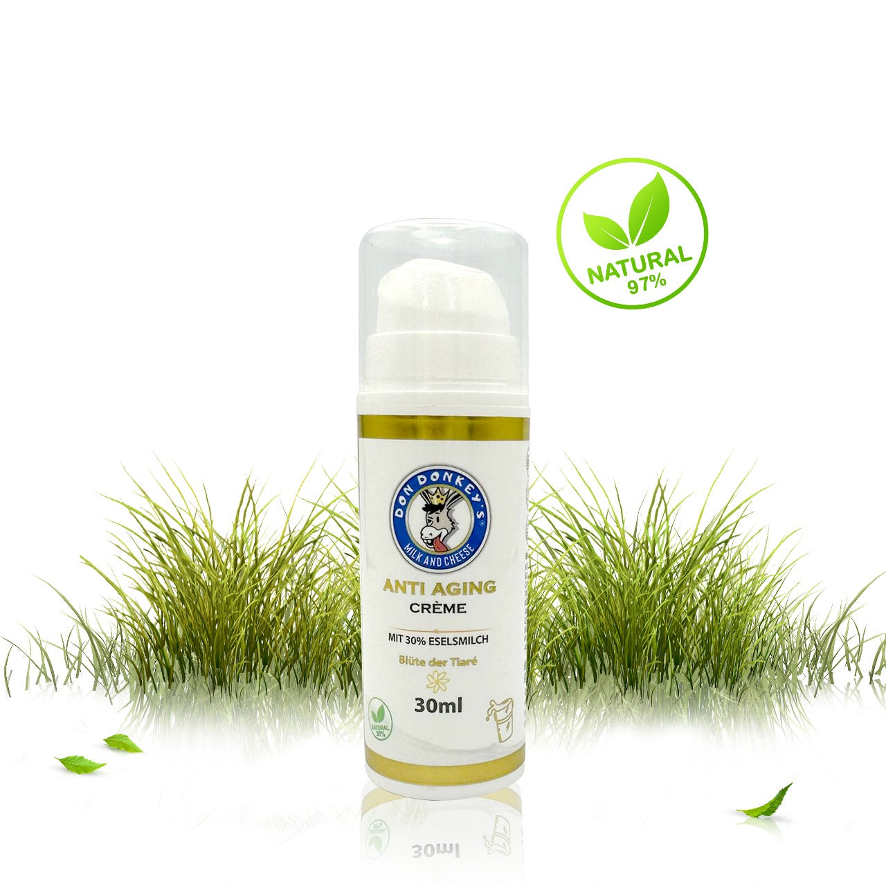 Anti-Aging Creme mit 30% Bio-Eselsmilch