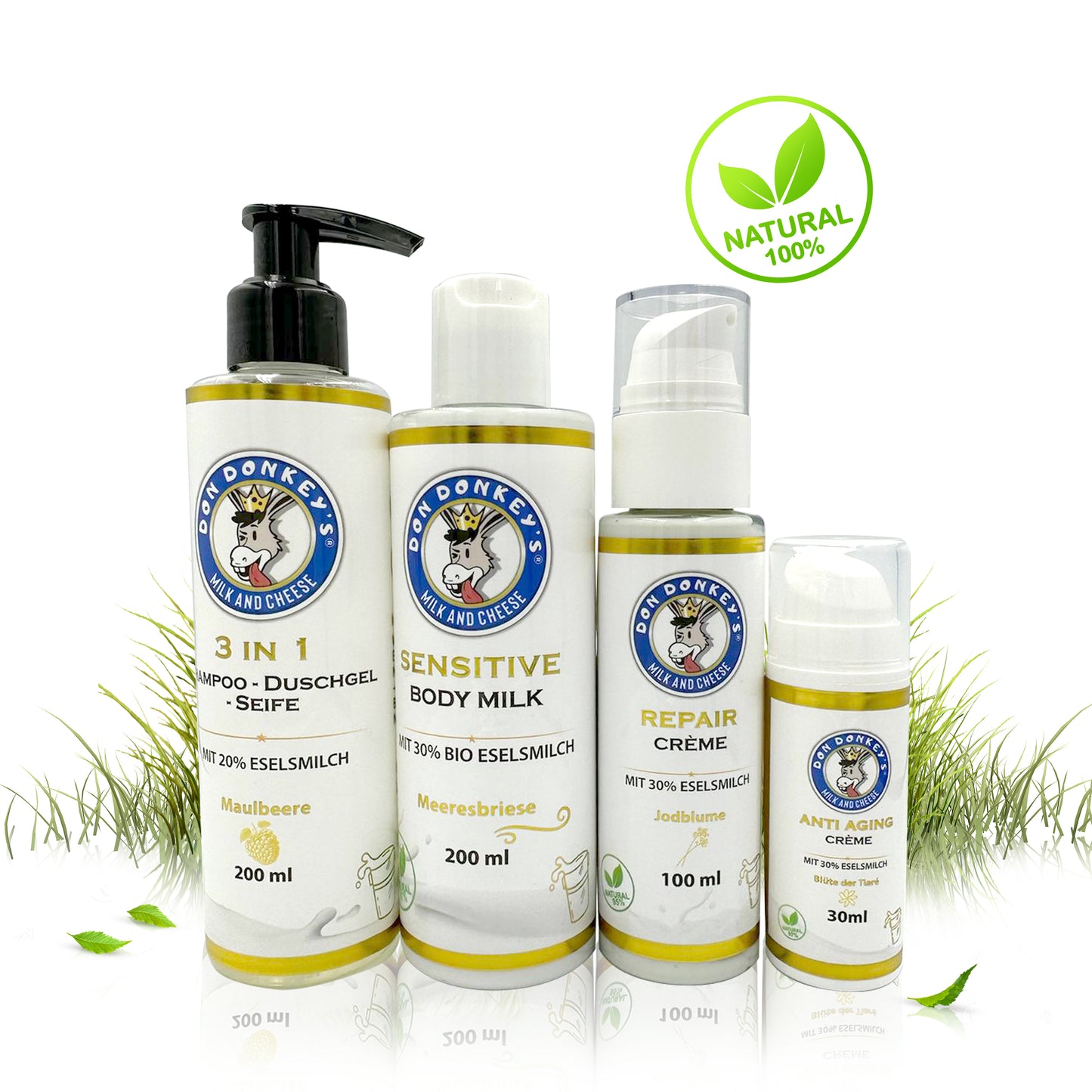 donkey milk cosmetics sample set