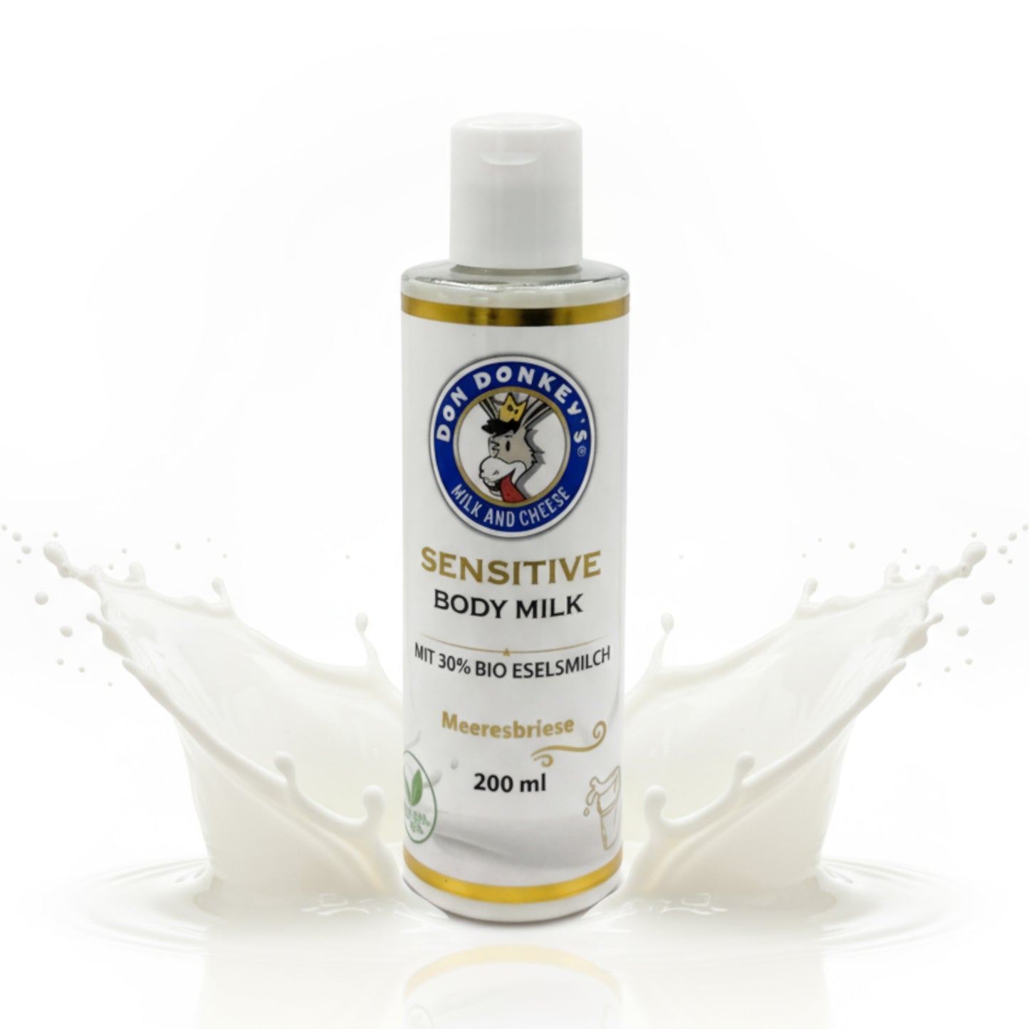 Sensitive Body Milk mit 30 Prozent Bio-Eselsmilch für empfindliche Haut