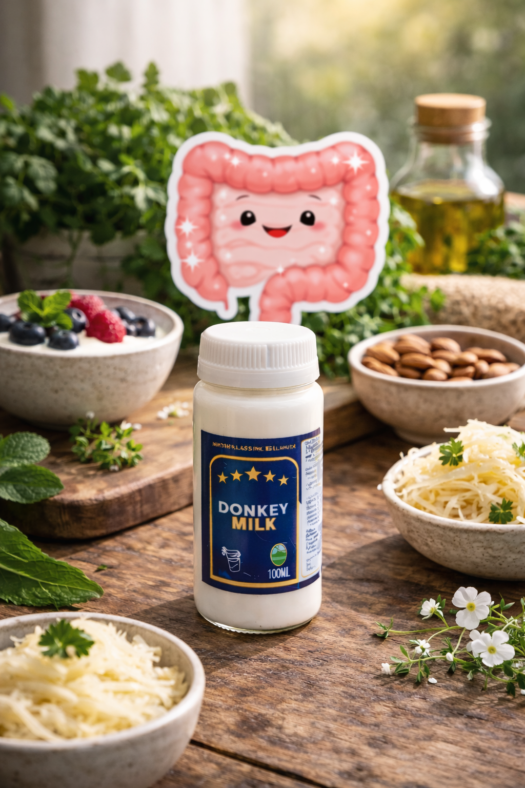 Eselsmilch und Darmgesundheit – Warum der Darm im Mittelpunkt steht
