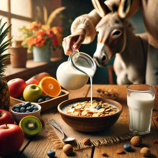 Eselsmilch als gesunde Ernährung 