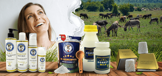 unsere Eselsmilchprodukte 