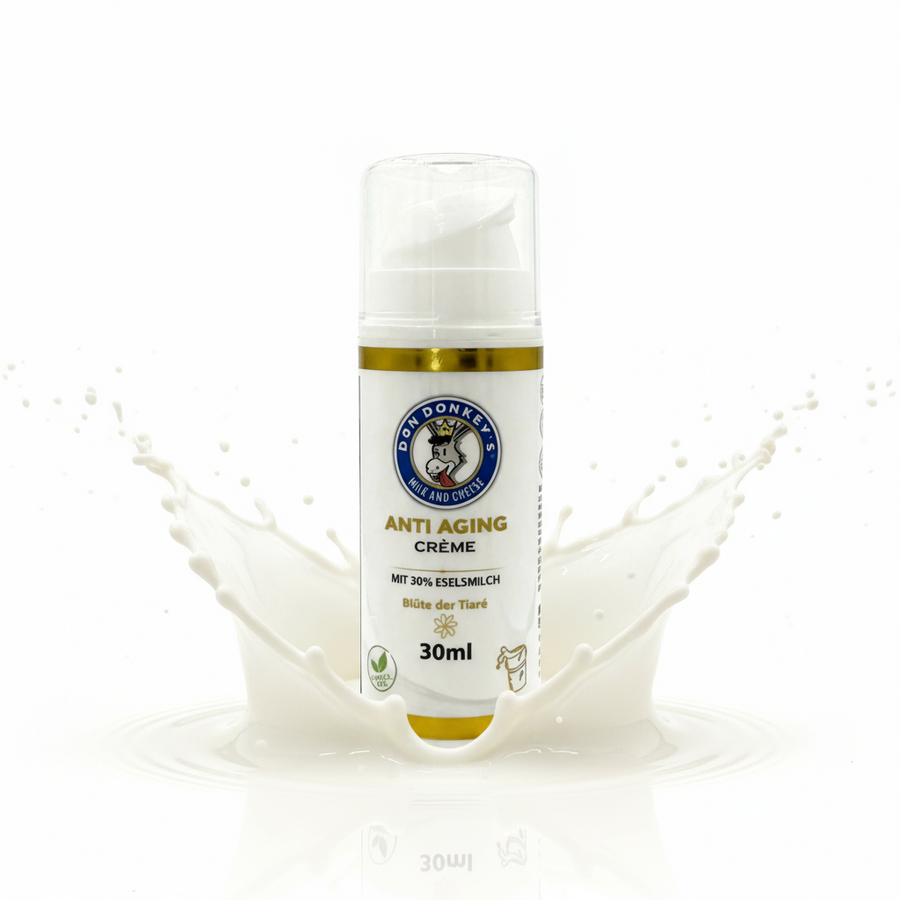 Anti-Aging Creme mit 30% Eselsmilch