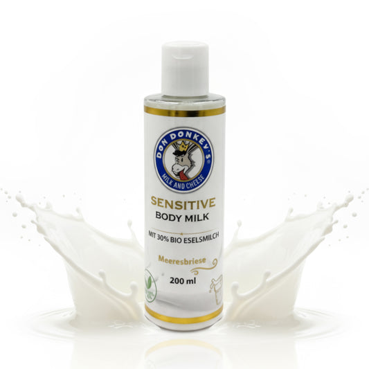 Sensitive Body Milk with 30% organic donkey milk 