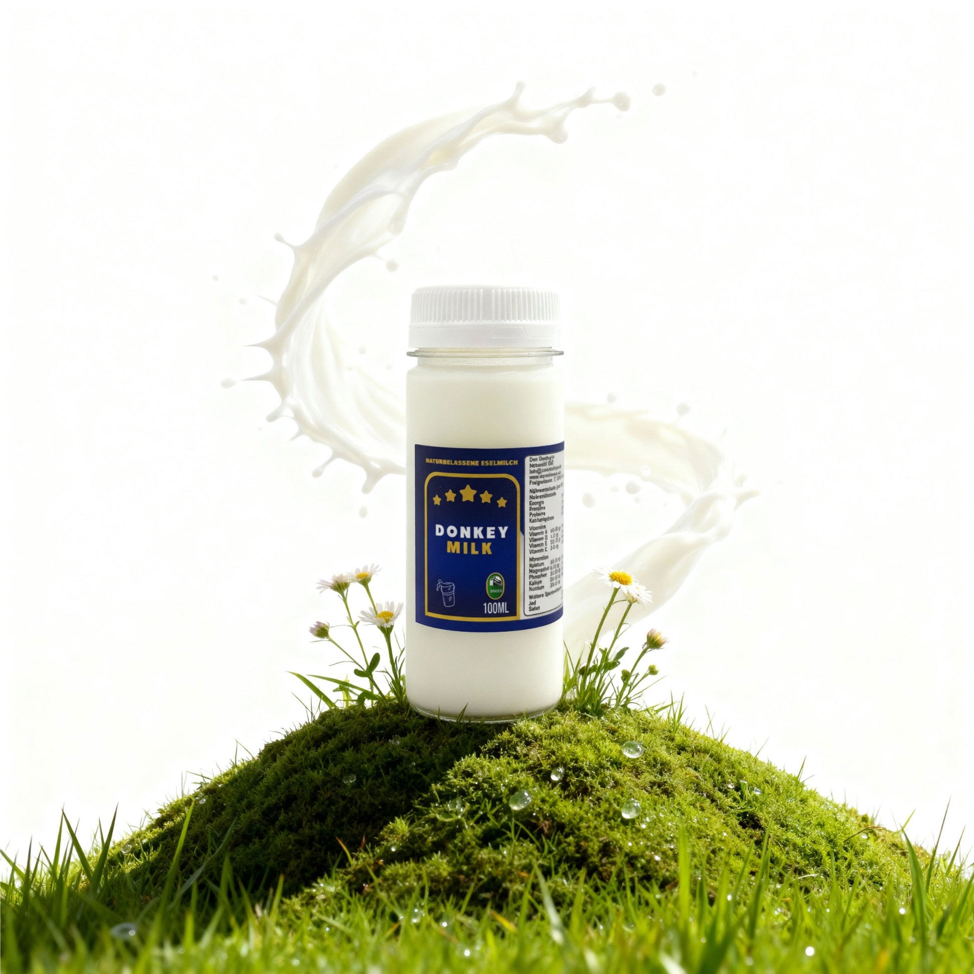 Frische Eselsmilch 100 ml in Flasche