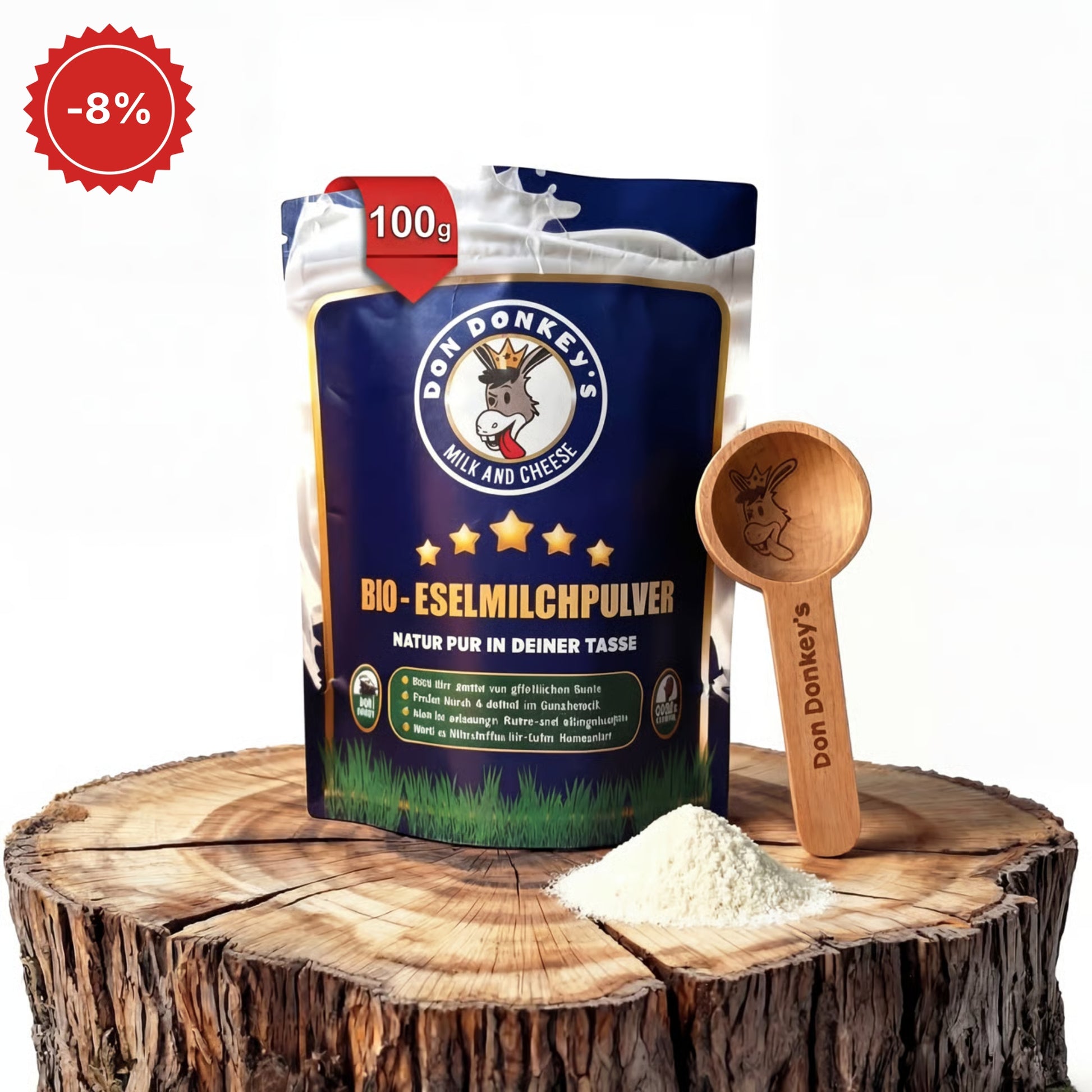 Eselsmilchpulver 100 Gramm Sparpack