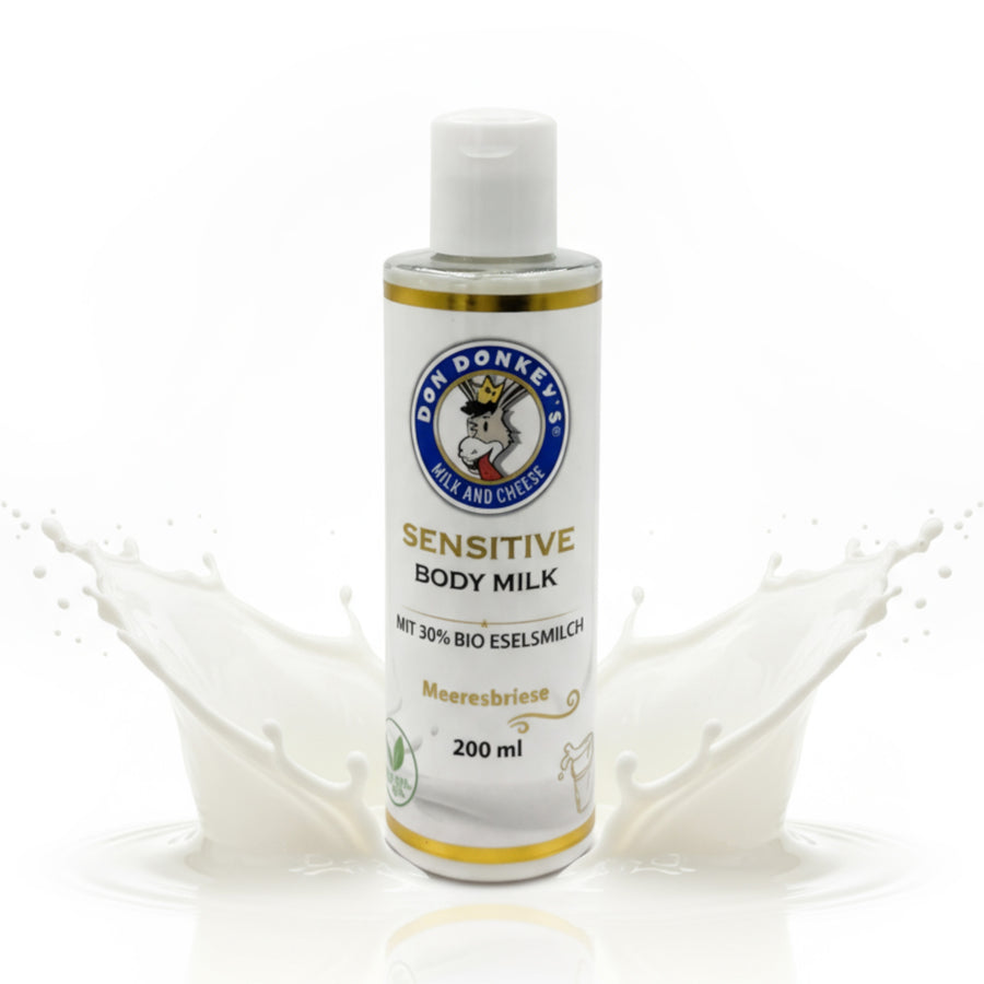 Sensitive Body Milk mit 30% Bio-Eselsmilch